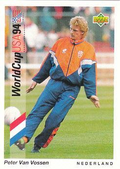 Peter Van Vossen Netherlands Upper Deck World Cup 1994 Preview Eng/Ger #31